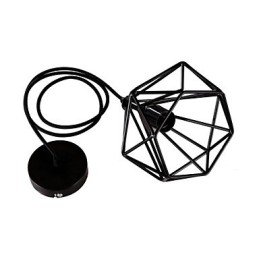 Estilo Mini Retro Pintura Metal Pendente Luz Garagem