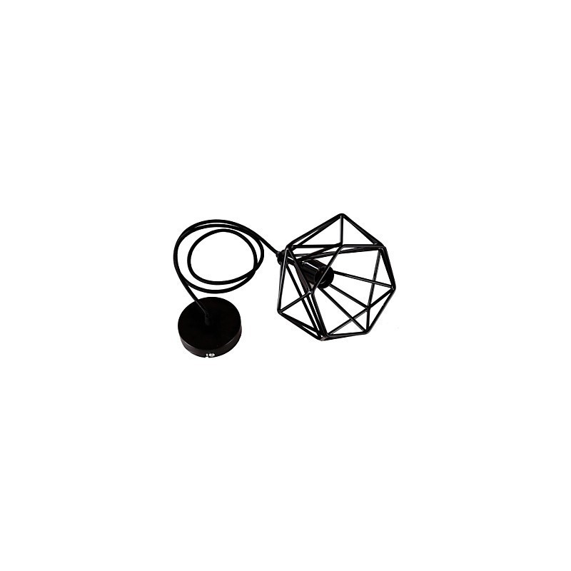 Estilo Mini Retro Pintura Metal Pendente Luz Garagem