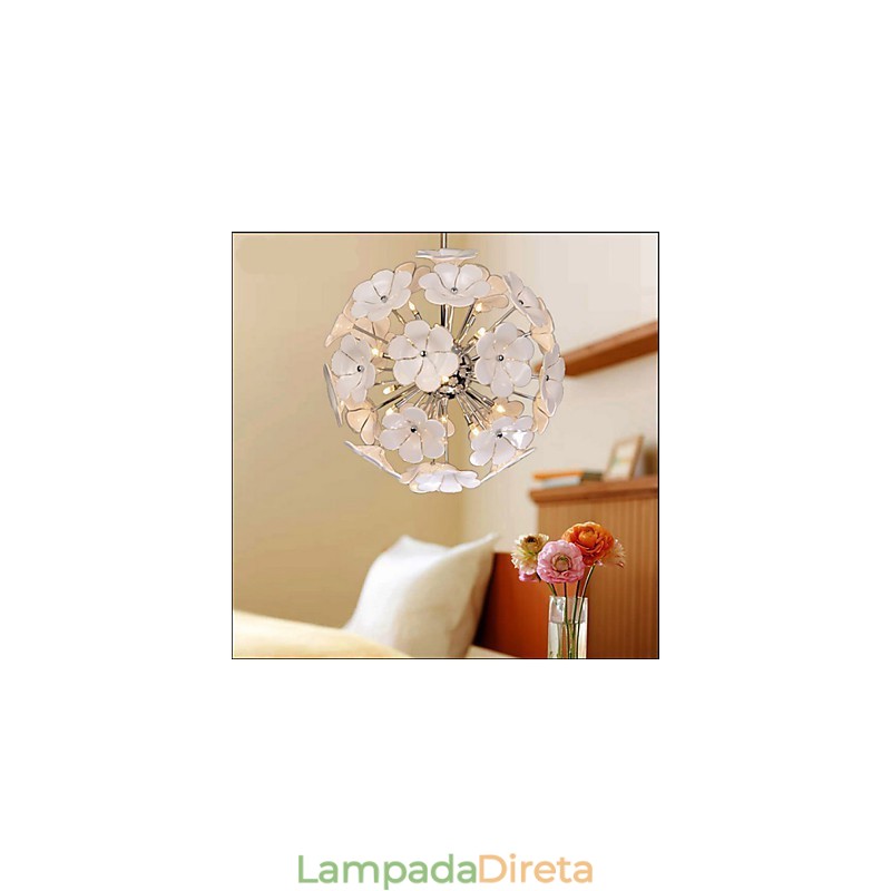 O lustre quente Glass Ball Flower Garden Shops