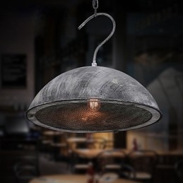 Abajur Preto Lustre de Ferro Forjado Armazém Industrial Café Tampa Abajur Lustre