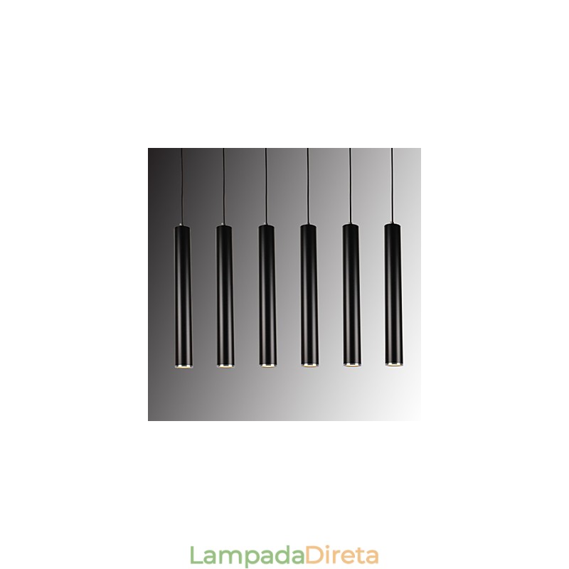 Luminárias pendentes modernas contemporâneas de metal