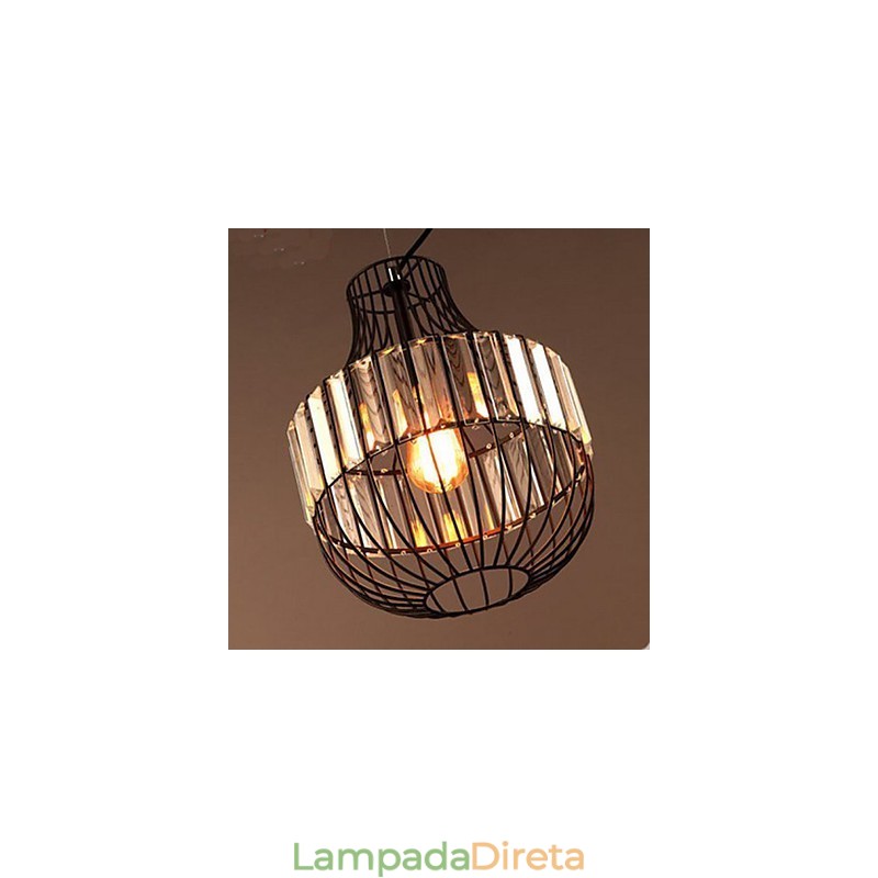 Pingente de cristal de design de moda da Itália