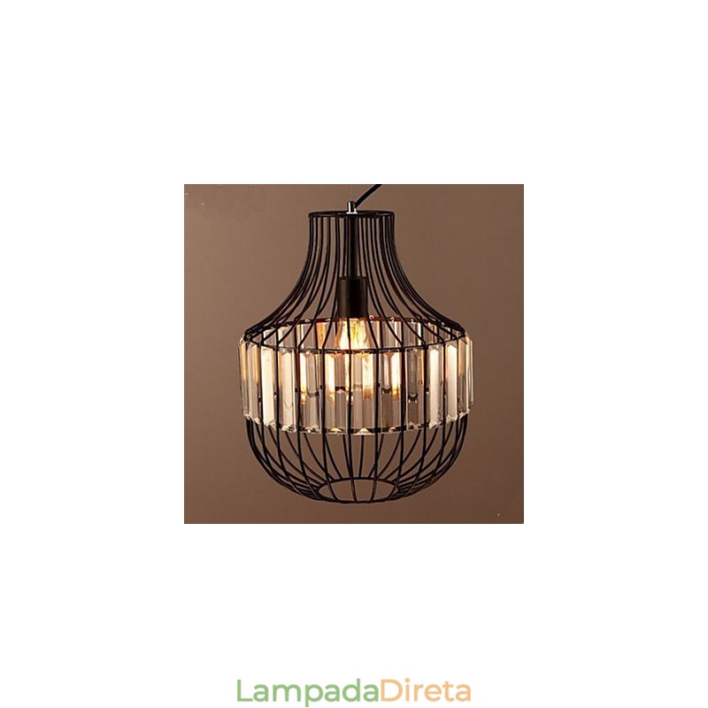 Pingente de cristal de design de moda da Itália