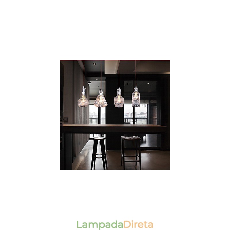 40W*4 Moderno Contemporâneo Tradicional Clássico Vintage Ilha Metal Pendente Luz