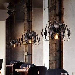 Retro Classic Metal Ceiling Lights Simples Luminárias Pendentes Café Luminária Pendente