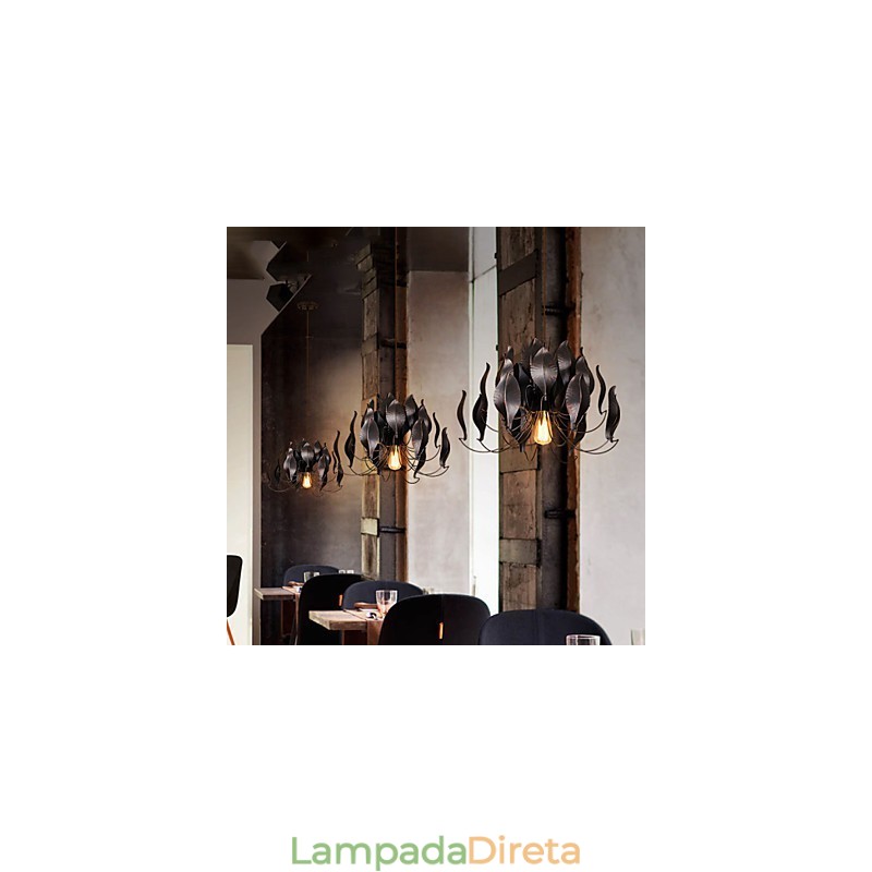 Retro Classic Metal Ceiling Lights Simples Luminárias Pendentes Café Luminária Pendente