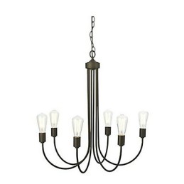 Lustre de metal com pintura country