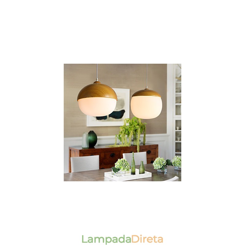 Nordic Contraído Cogumelo Criativo Nozes Única Cabeça Lustre de Vidro Lâmpada Luz