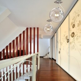 Luminária pendente anodizada estilo globo moderno e contemporâneo