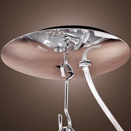 Luminária pendente anodizada estilo globo moderno e contemporâneo