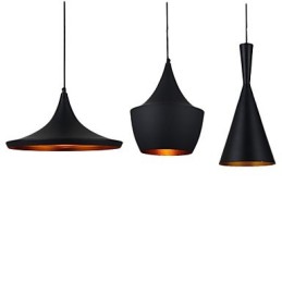 Mini Estilo Pintura Metal Pendente Luz