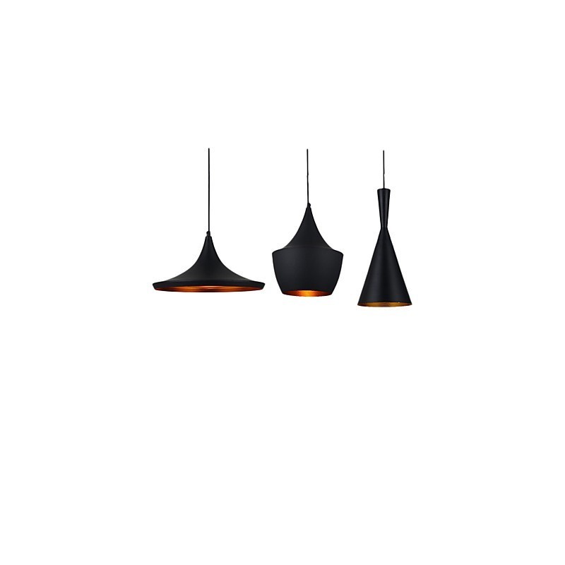 Mini Estilo Pintura Metal Pendente Luz
