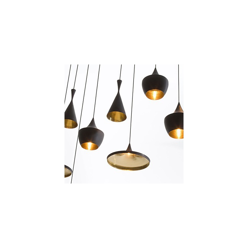 Mini Estilo Pintura Metal Pendente Luz