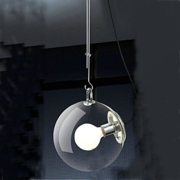 Luminária pendente estilo mini globo clássico tradicional