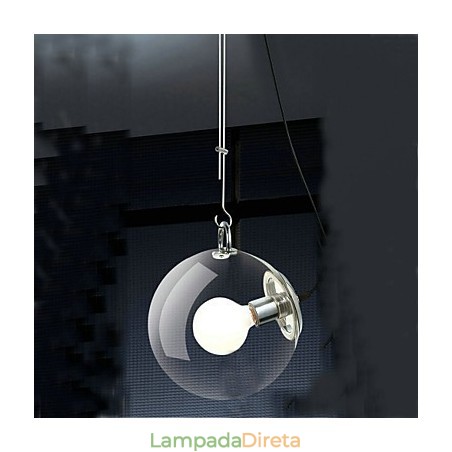 Luminária pendente estilo mini globo clássico tradicional Luminária pendente estilo mini globo clássico tradicional