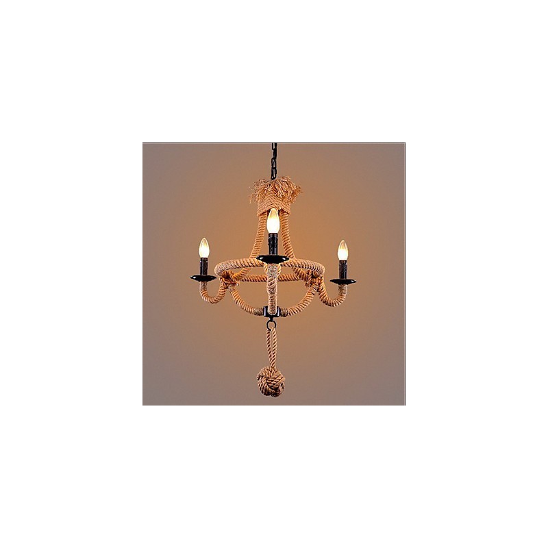 Lustre de metal com pintura tradicional clássica rústica vintage retrô country