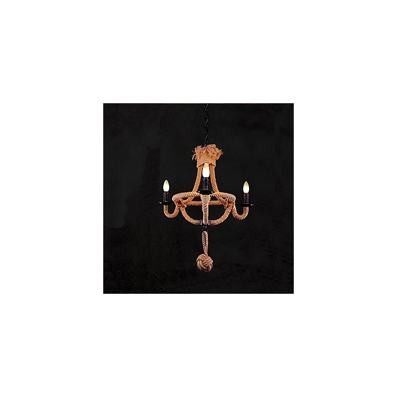 Lustre de metal com pintura tradicional clássica rústica vintage retrô country