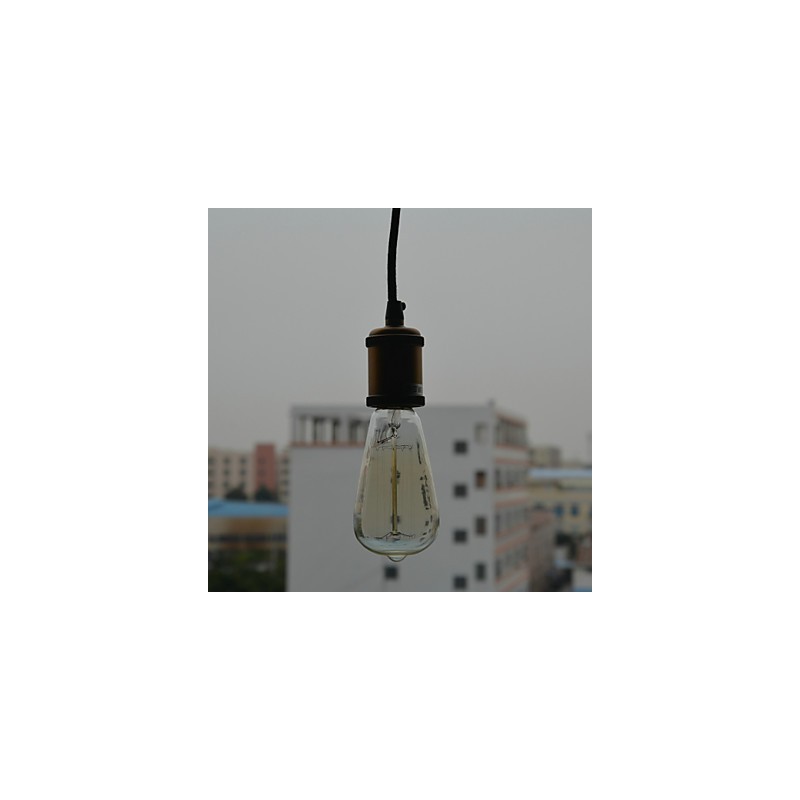Luminária pendente galvanizada estilo vintage clássico tradicional mini