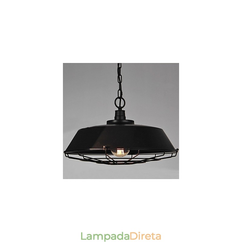 1 Luminária pendente de metal vintage