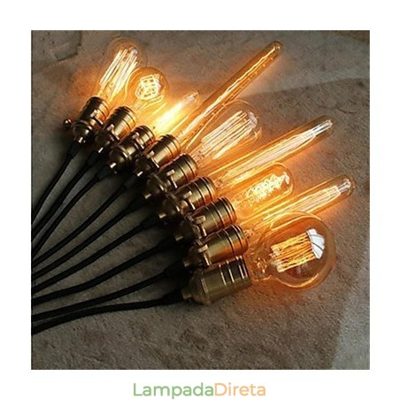 American Retro Minimalista Único Lustre de Cobre Luminária American Retro Minimalista Único Lustre de Cobre Luminária