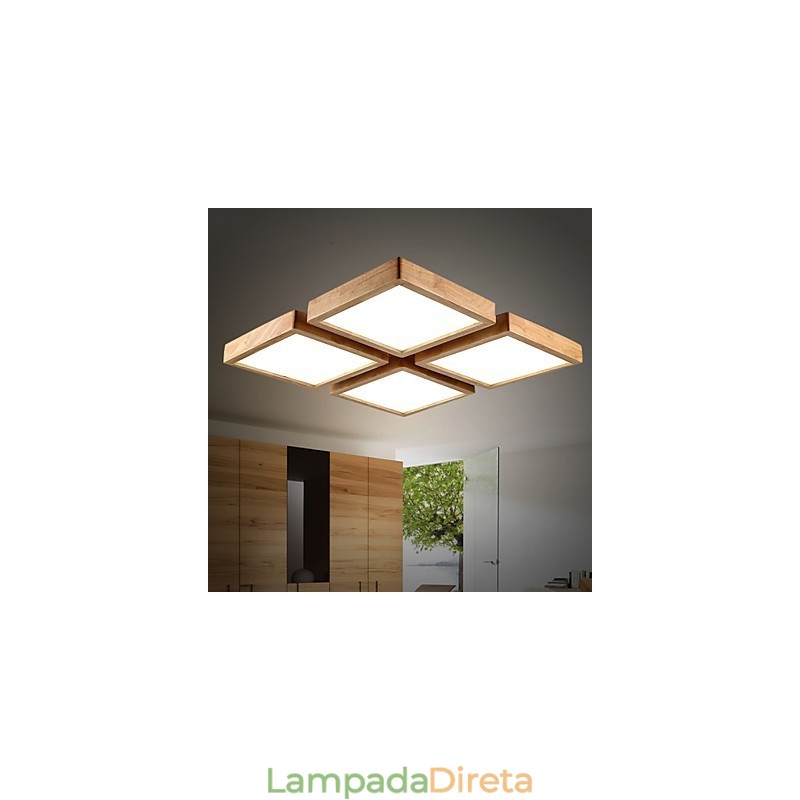 Luminária pendente moderna contemporânea estilo country mini outros madeira bambu
