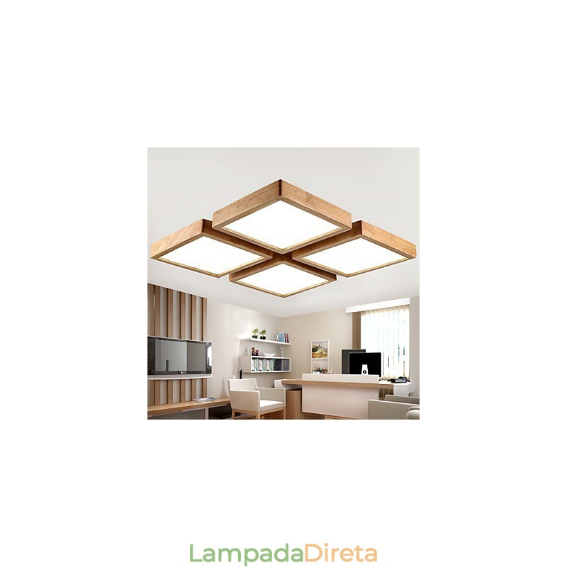 Luminária pendente moderna contemporânea estilo country mini outros madeira bambu