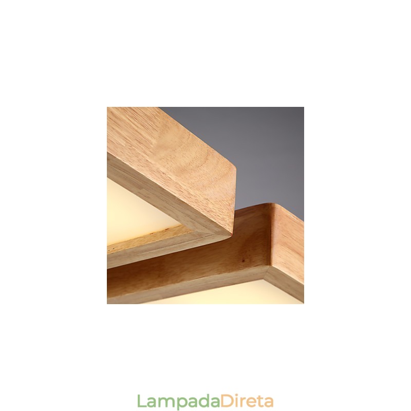 Luminária pendente moderna contemporânea estilo country mini outros madeira bambu