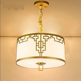 Iluminação suspensa estilo chinês simplicidade moderna