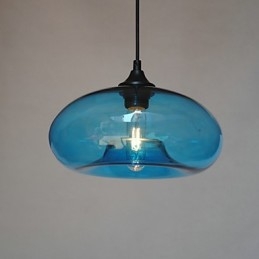 Pendente Característico Moderno 1 Luz Com Sombra Transparente