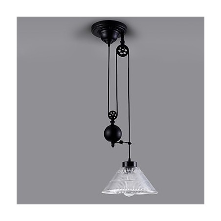 Luminária pendente vintage 1 luminária ilha luminária foyer pendentes metal + galss Luminária pendente vintage 1 luminária ilha luminária foyer pendentes metal + galss