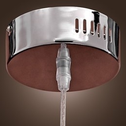 Luminária pendente moderna contemporânea estilo globo mini cromado de metal