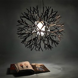 Luminária pendente de metal contemporânea moderna
