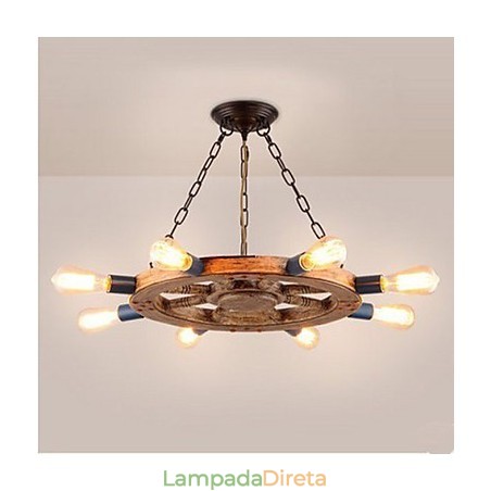Lustre nostálgico de resina de ferro Lustre nostálgico de resina de ferro