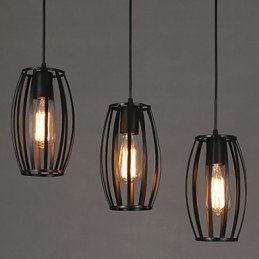 Creative Loft Restaurando Maneiras Antigas Lustre de Ferro Forjado de Cabeça Única