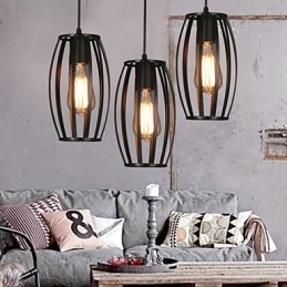 Creative Loft Restaurando Maneiras Antigas Lustre de Ferro Forjado de Cabeça Única