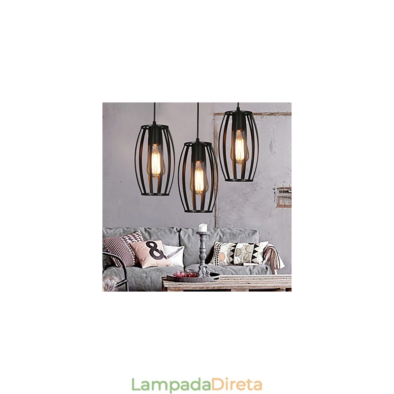 Creative Loft Restaurando Maneiras Antigas Lustre de Ferro Forjado de Cabeça Única