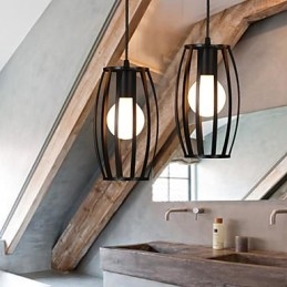 Creative Loft Restaurando Maneiras Antigas Lustre de Ferro Forjado de Cabeça Única