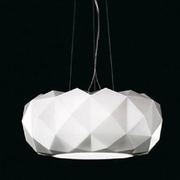 Luminária pendente moderna contemporânea de metal galvanizado