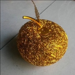 Lustre de alumínio trançado com sete lâmpadas de cabeça Apple