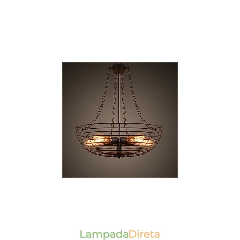 Retro Classic Metal Ceiling Lights Simples Luminárias Pendentes Café Luminária Pendente