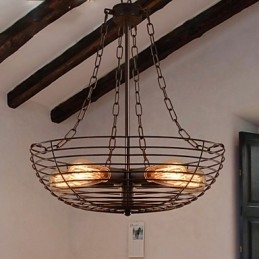 Retro Classic Metal Ceiling Lights Simples Luminárias Pendentes Café Luminária Pendente