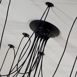 Vintage Edison Múltiplo Ajustável DIY Lâmpada de Teto Luz Pingente Iluminação Lustre Moderno Chique Industrial Jantar