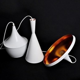 Mini Estilo Pintura Metal Pendente Luz