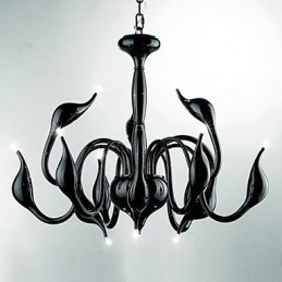 Lustre de metal galvanizado estilo vela contemporâneo moderno