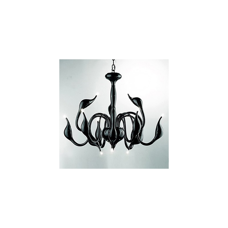 Lustre de metal galvanizado estilo vela contemporâneo moderno