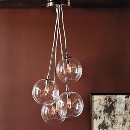 Luminária pendente estilo mini clássico tradicional com pintura