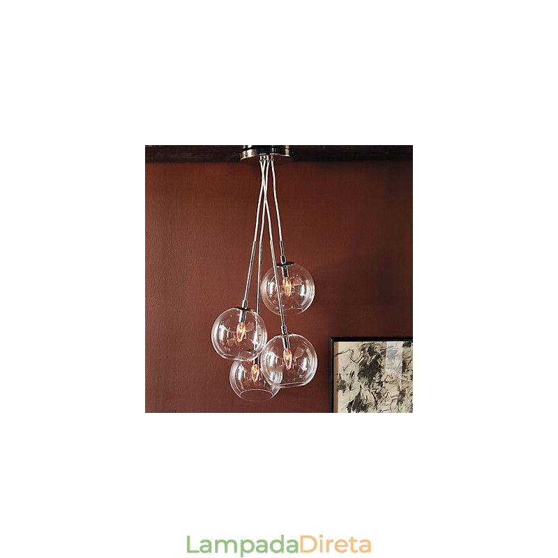 Luminária pendente estilo mini clássico tradicional com pintura