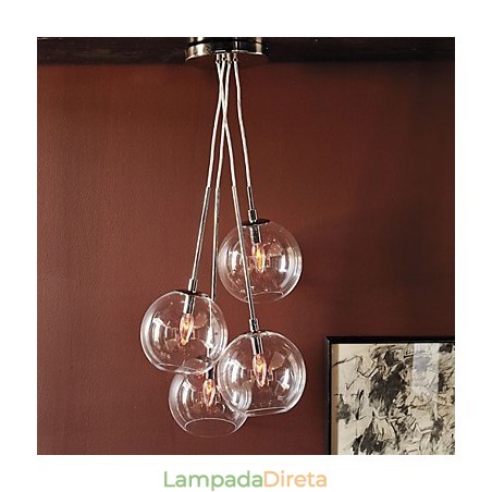 Luminária pendente estilo mini clássico tradicional com pintura Luminária pendente estilo mini clássico tradicional com pintura