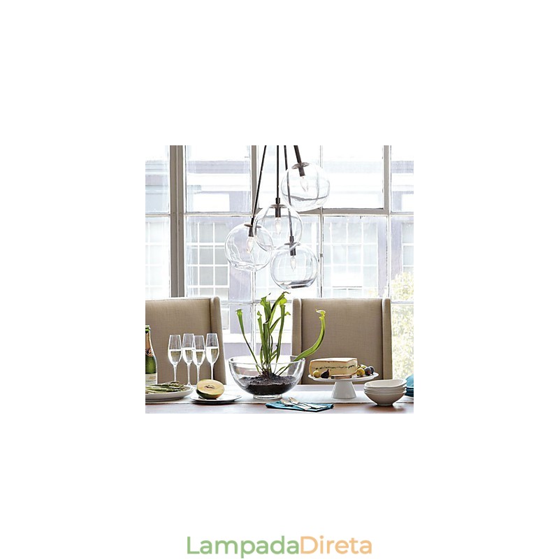Luminária pendente estilo mini clássico tradicional com pintura