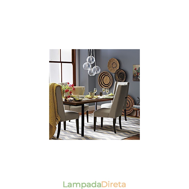 Luminária pendente estilo mini clássico tradicional com pintura